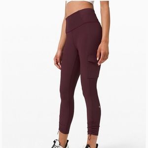 NWOT Lululemon Trail Trekker High rise tight